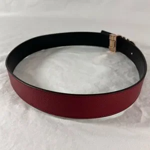 SALVATORE FERRAGAMO Reversible Red and Black Leather Belt Made in Italy 28-30 Salvatore Ferragamo | Accessories | Salvatore Ferragamo  main image 3